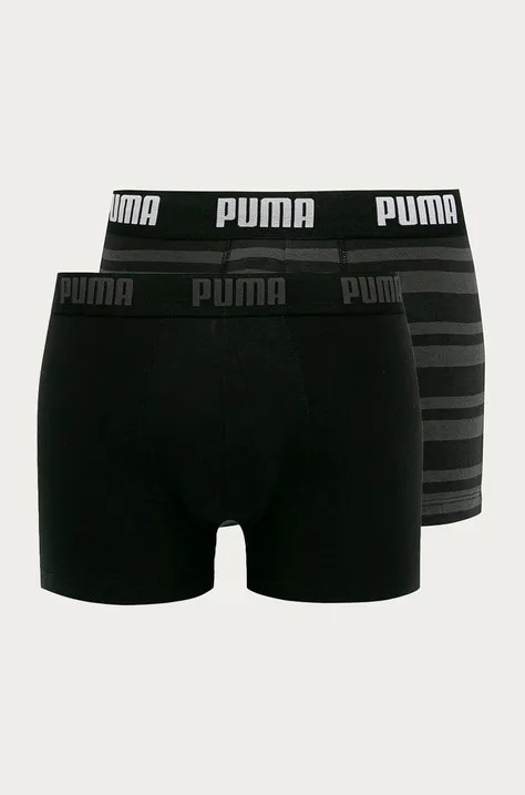 Puma bokserki (2-pack) 907838 kolor czarny
