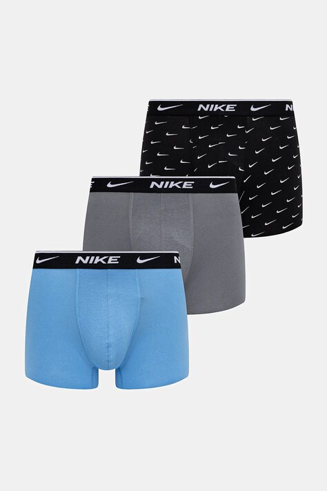 Nike bokserki (3-pack) męskie kolor szary