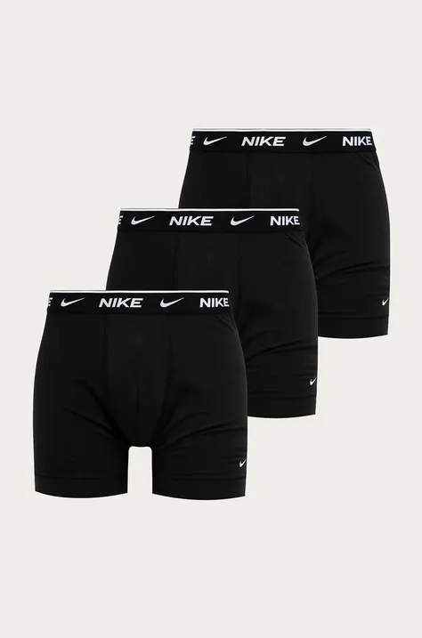 Nike μπόξερ (3-pack) χρώμα: μαύρο