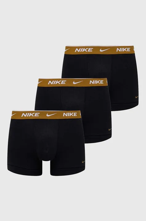 Boksarice Nike 3-pack moški, rumena barva