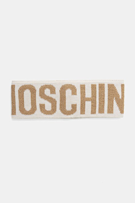 Moschino opaska wełniana kolor beżowy M2338 65216