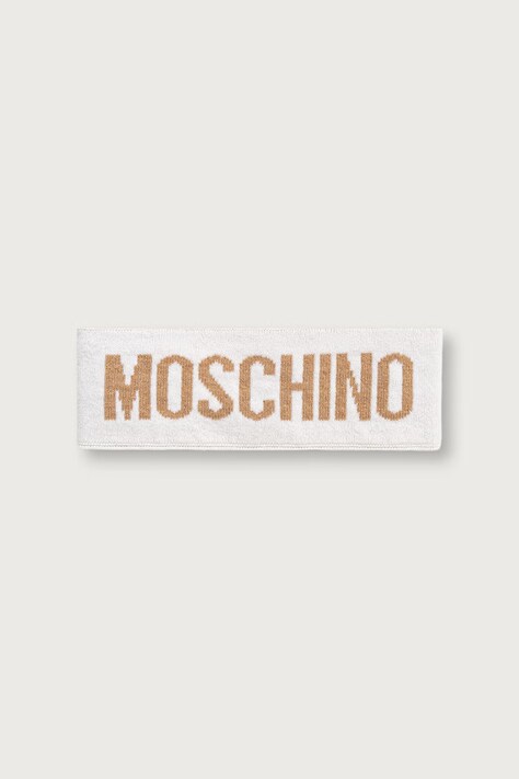 Moschino Fascia fermacappelli da donna con misto lana beige M2355 65235