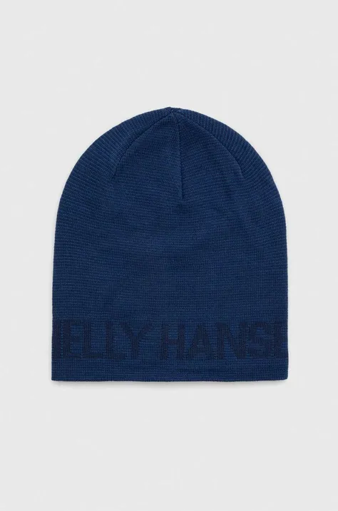 Helly Hansen czapka kolor niebieski