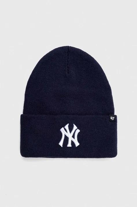 Καπέλο 47brand MLB New York Yankees Haymaker χρώμα: ναυτικό μπλε