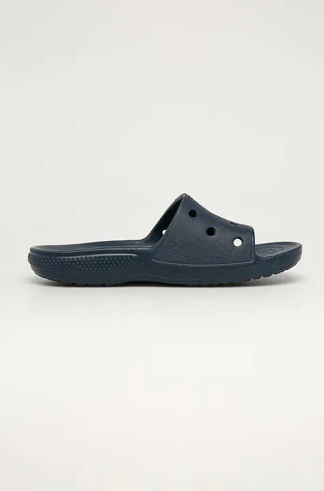 Crocs sliders Classic Slide men's navy blue color 206121