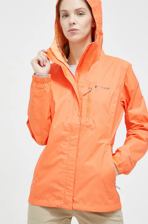 Куртка outdoor Columbia Pouring Adventure II колір помаранчевий перехідна 1760071-468