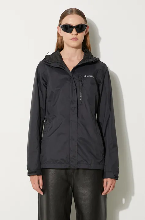 Куртка outdoor Columbia Pouring Adventure II колір чорний перехідна 1760071-468