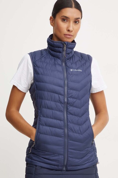 Columbia vestă femei, culoarea bleumarin, de iarnă 1757411-011