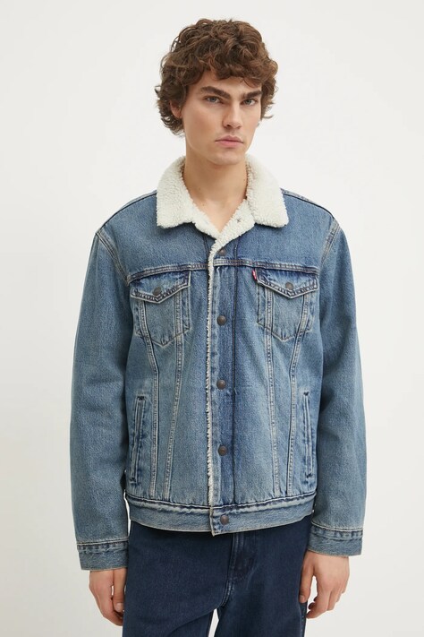 Levi's geacă din denim 16365.0128-MedIndigoW