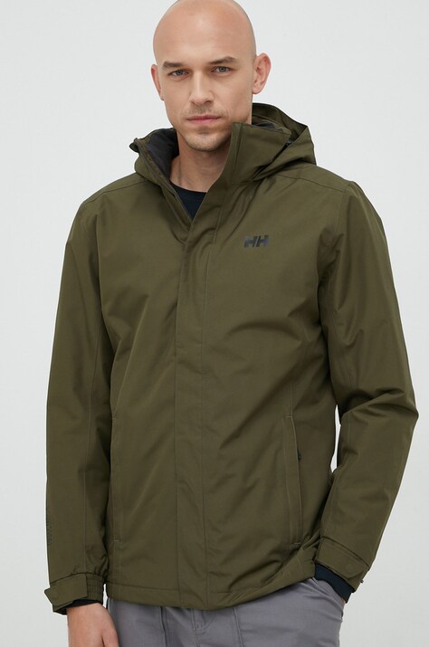 Helly Hansen geacă DUBLINER INSULATED JACKET bărbați, culoarea negru, de tranziție 53117