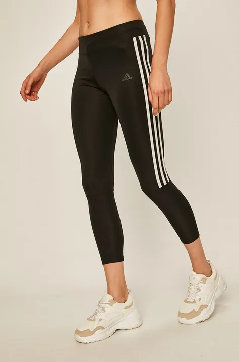 Κολάν για τρέξιμο adidas Performance γυναικεία, χρώμα: μαύρο