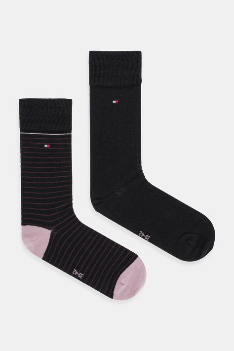 Tommy Hilfiger skarpetki 2-pack kolor czarny 100001496