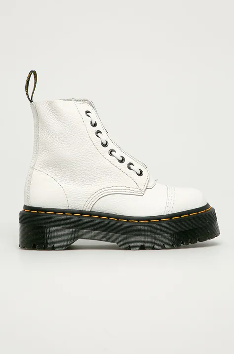 Dr. Martens cizme de piele Sinclair 26261100-WHITE