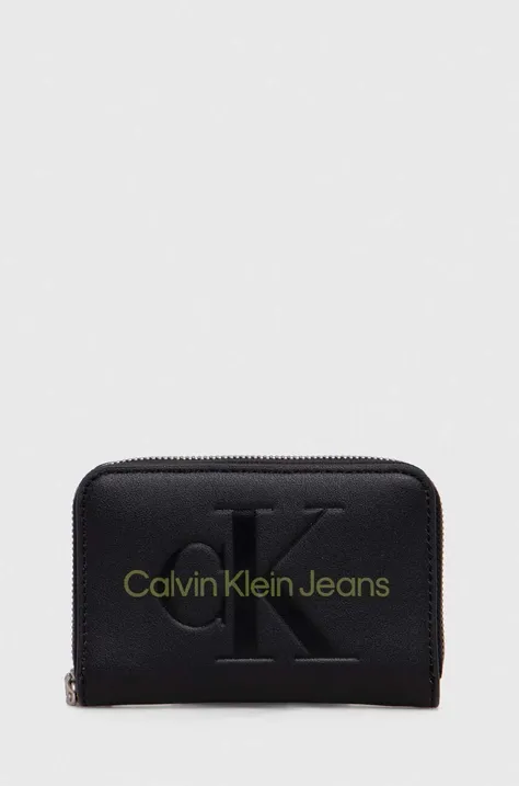 Calvin Klein Jeans portofel femei, culoarea alb K60K607229