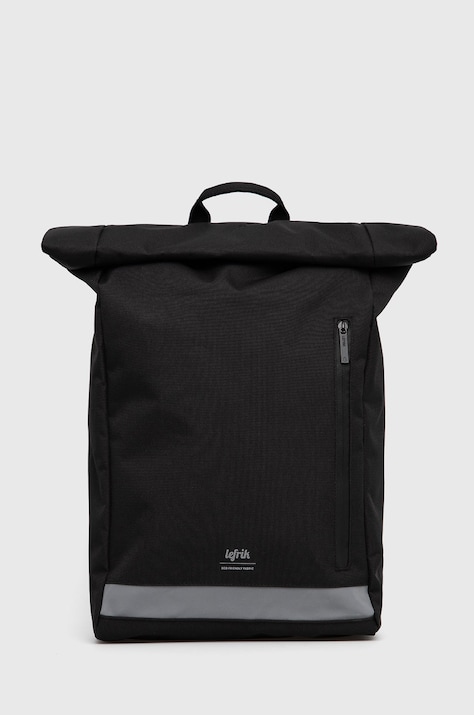 Lefrik Rucsac culoarea negru, mare, material neted
