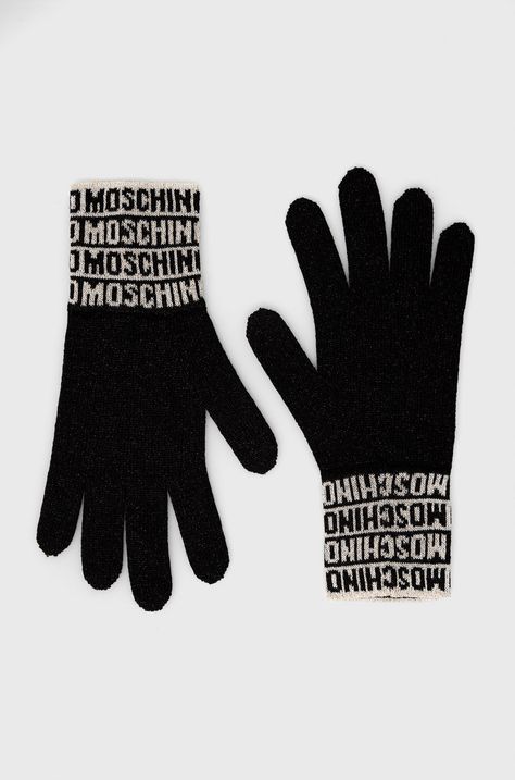 Вълнени ръкавици Moschino