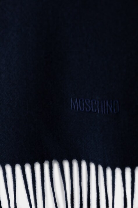 Moschino шарф чоловічий із мериносової вовни — фото 2