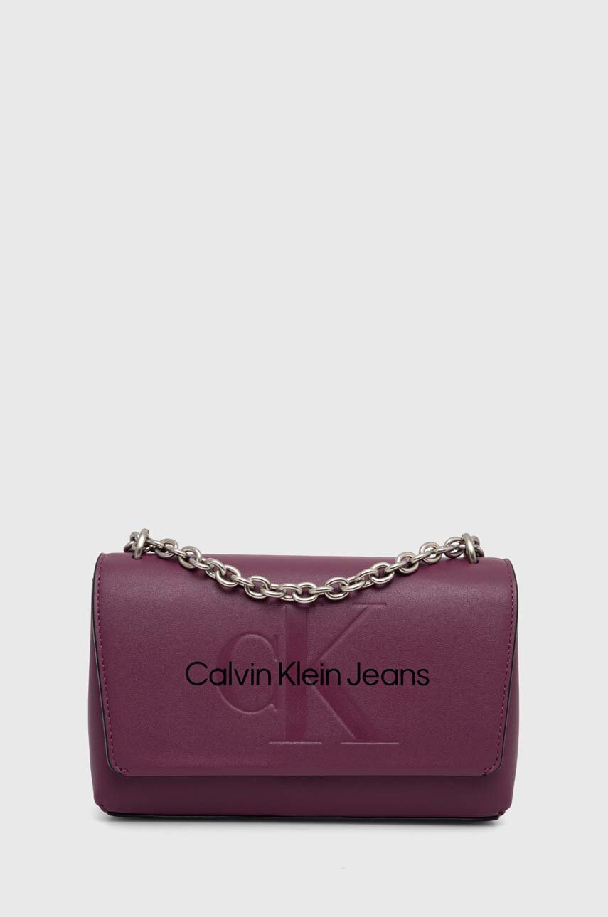 Calvin Klein Jeans poseta culoarea violet