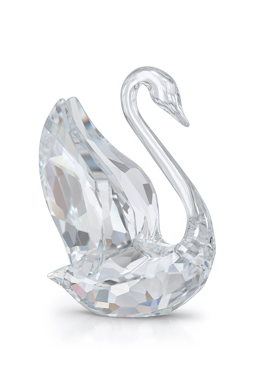 Swarovski figurka dekoracyjna Iconic Swan 5613254 kolor transparentny