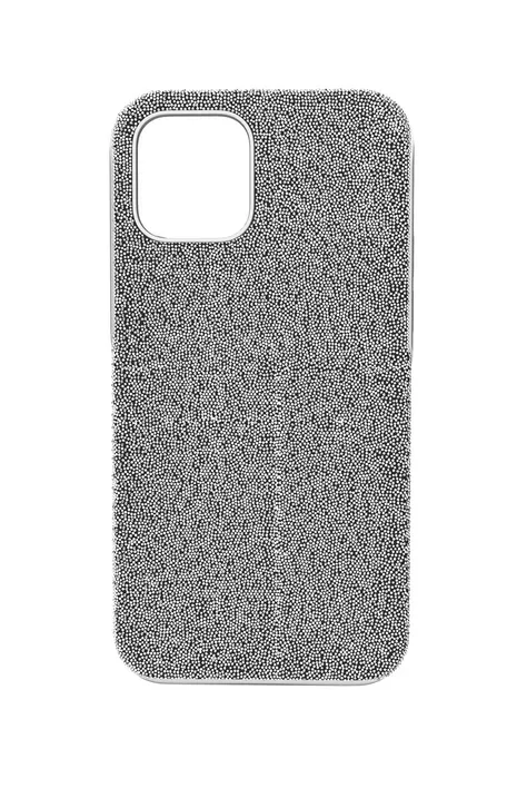 Puzdro na mobil iPhone 12 Pro Max High Swarovski šedá farba