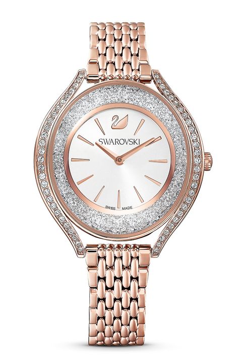 Ρολόι Swarovski γυναικείo, χρώμα: χρυσαφί
