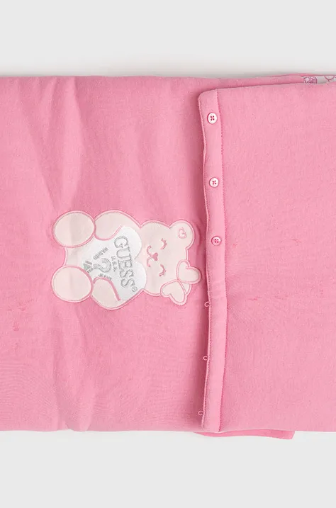 Jastuk za povijanje beba Guess boja: ružičasta