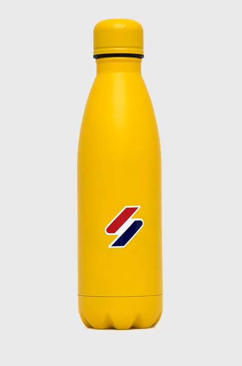 Steklenica Superdry rumena barva
