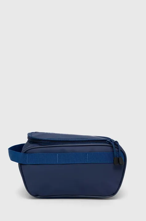 Willow leather shoulder bag Grey navy blue color