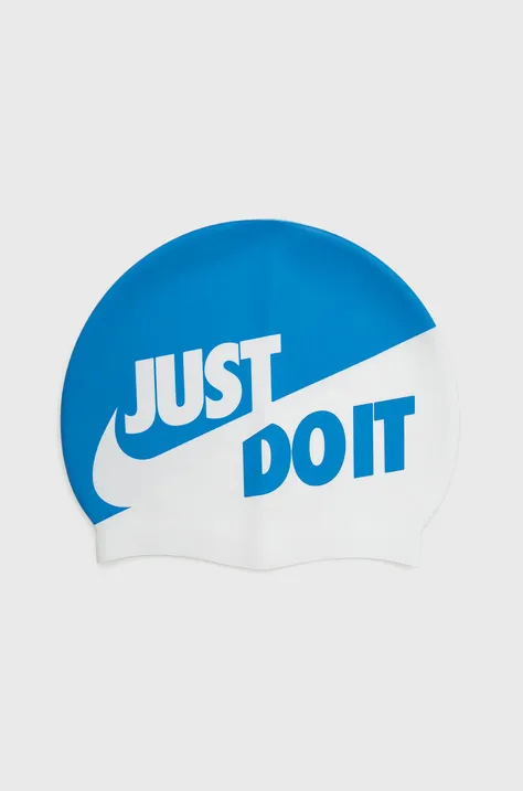 Nike czepek pływacki kolor niebieski