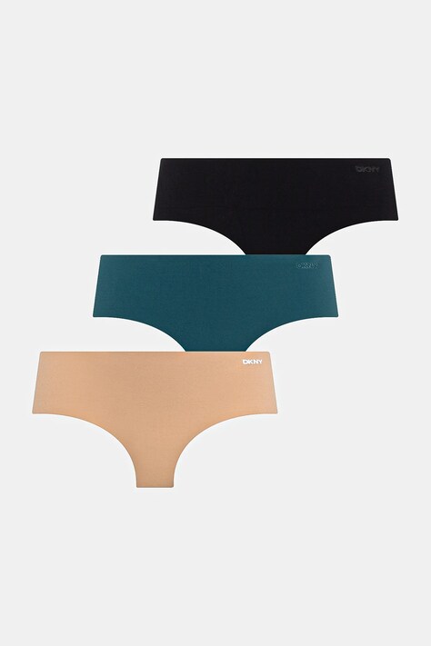 Dkny figi 3-pack kolor turkusowy
