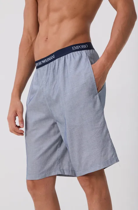 Emporio Armani Underwear Szorty piżamowe 111205.1A576 męskie kolor biały wzorzyste