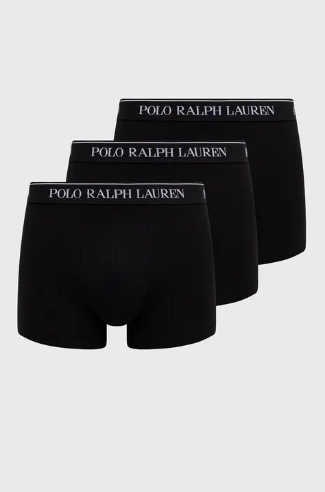 Μποξεράκια Polo Ralph Lauren ανδρικά, χρώμα: μαύρο