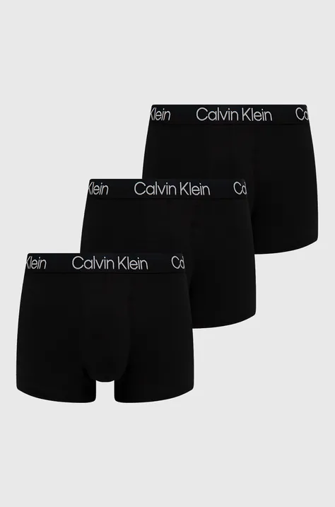 Calvin Klein Underwear boxeri bărbați, culoarea negru 000NB2970A