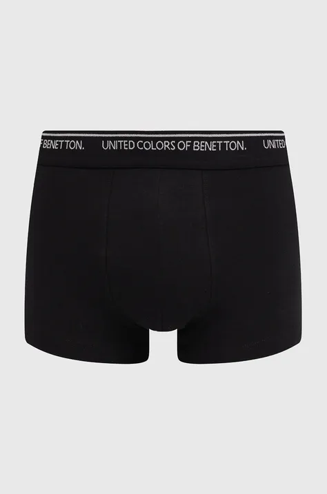 Boxerky United Colors of Benetton pánské, černá barva