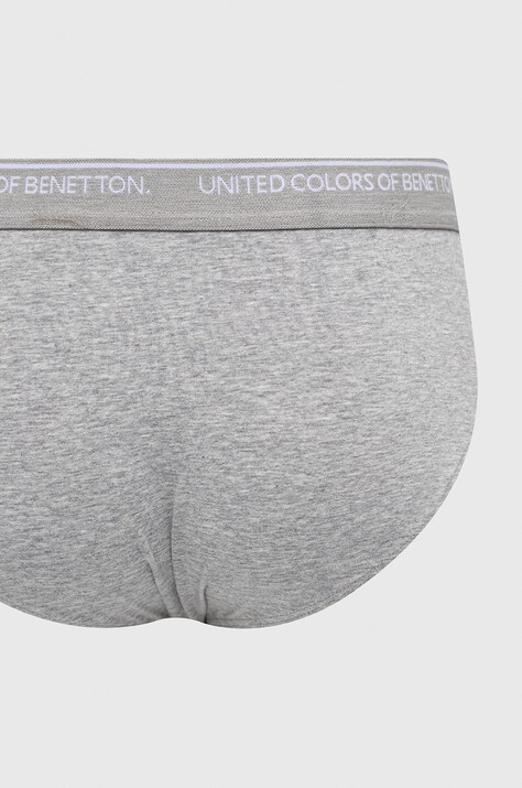 Сліпи United Colors of Benetton — AW21-BIM0KC, сірий — фото 2