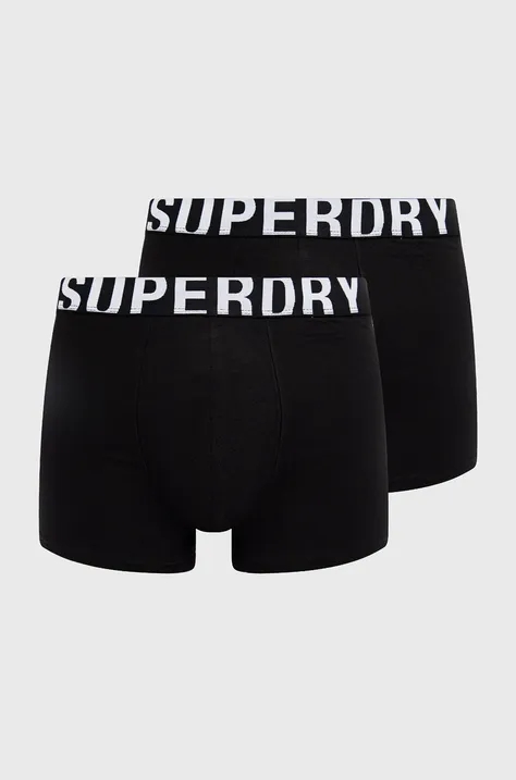 Boksarice Superdry črna barva