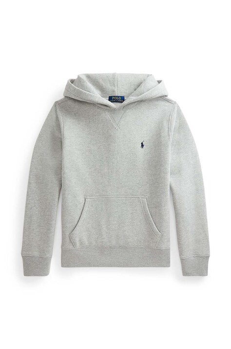 Polo Ralph Lauren Bluză copii culoarea gri, cu imprimeu