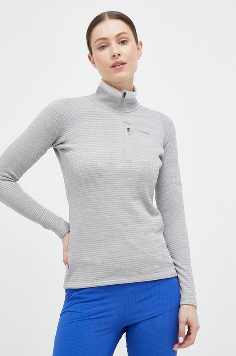 Viking bluza femei, culoarea gri, neted