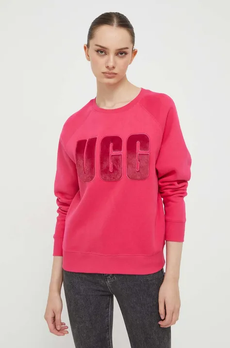 Μπλούζα UGG χρώμα: ροζ