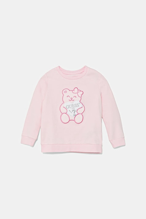Dječja dukserica Guess boja: ružičasta