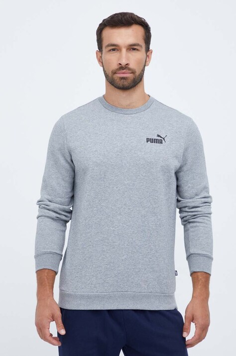 Суичър Puma в сиво с изчистен дизайн