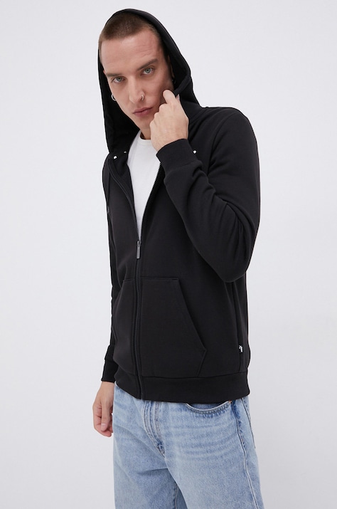Кофта Puma 586702 чоловіча колір чорний гладка