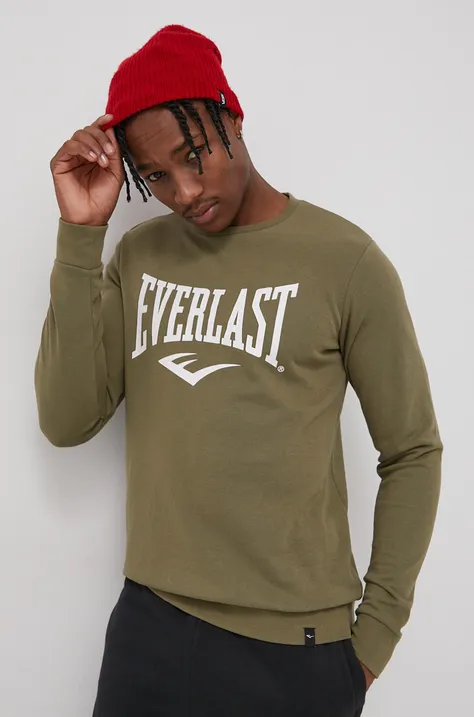 Bluza Everlast moška, zelena barva,