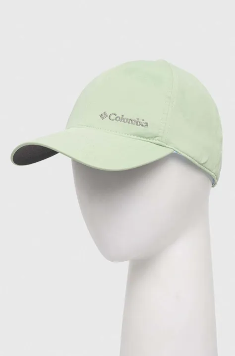 Columbia șapcă Coolhead II culoarea verde, uni 1840001