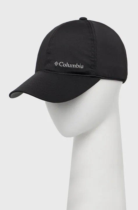 Kšiltovka Columbia Coolhead II černá barva, hladká, 1840001