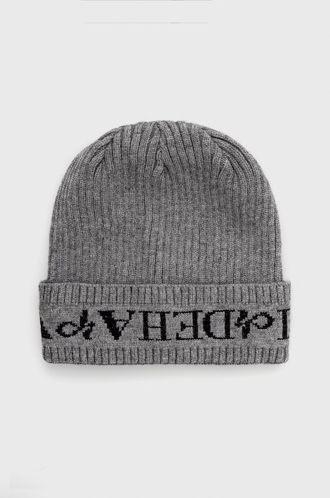 Шапка Deha цвет серый из толстого трикотажа