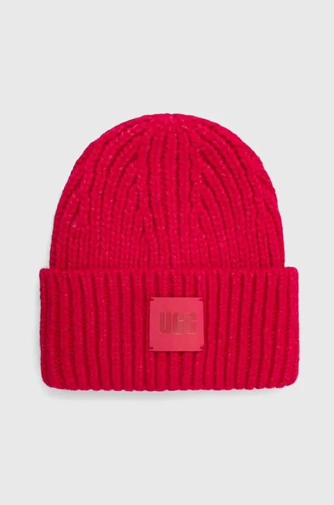 UGG wool blend beanie pink color