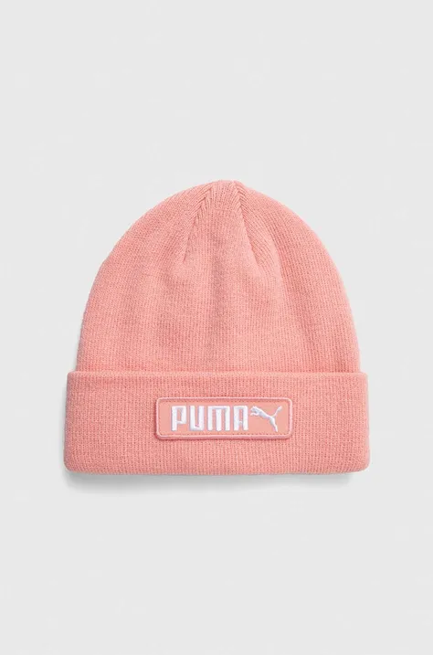 Detská čiapka Puma ružová farba biela