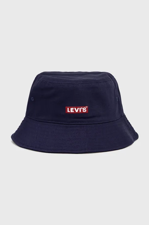 Шляпа Levi's цвет синий хлопковый D6249.0002-17