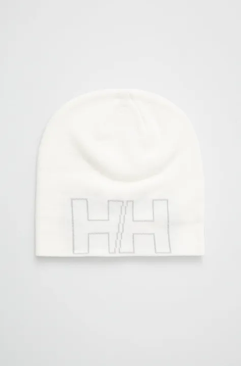 Шапка Helly Hansen колір білий з тонкого трикотажу
